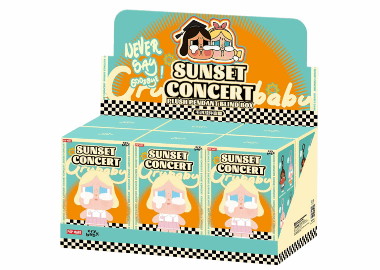 pop mart crybaby sunset concert series sealed case (6 blind box)