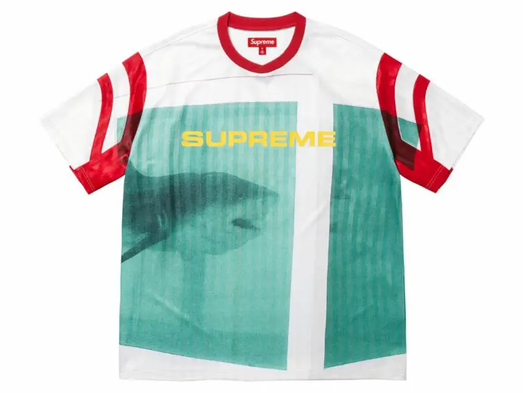 supreme damien hirst soccer jersey white