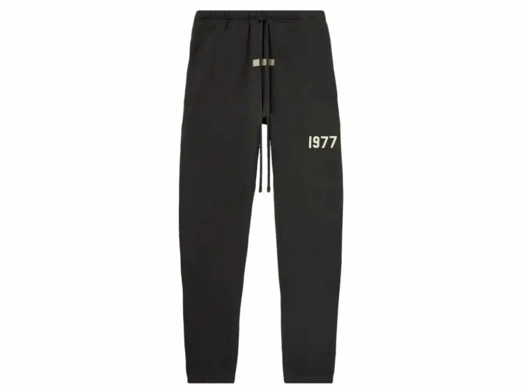 fear of god essentials elasticized cuffs 1977 sweatpants iron