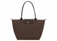 longchamp le pliage green medium tote bag mocha