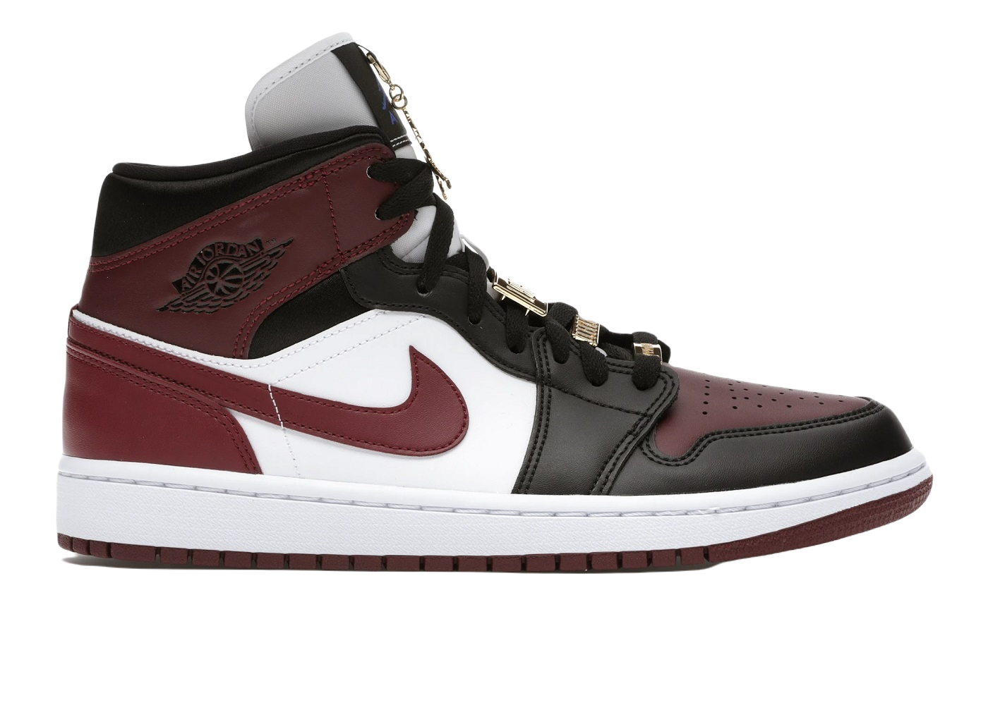 Nike Air Jordan 1 Mid SE Black Dark Beetroot (W)