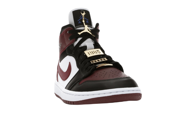 Nike Air Jordan 1 Mid SE Black Dark Beetroot (W)