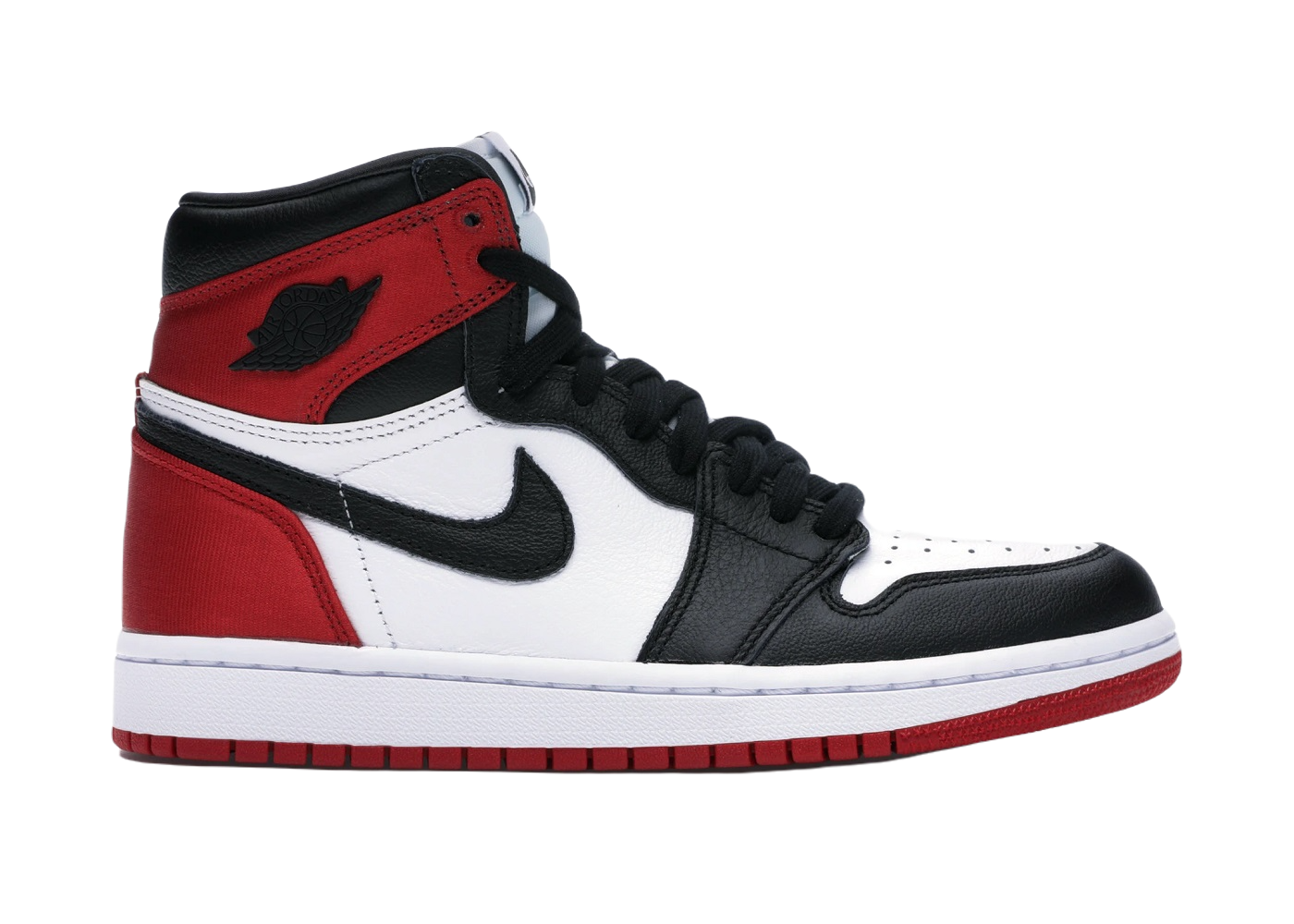 Nike Air Jordan 1 Retro High Satin Black Toe (W)