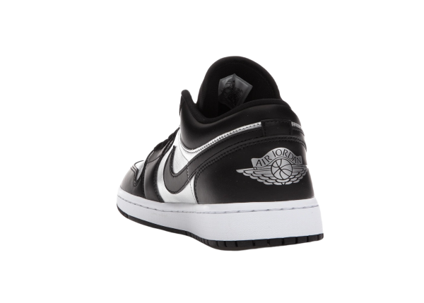 Nike Air Jordan 1 Low SE Black Metallic Silver (W)