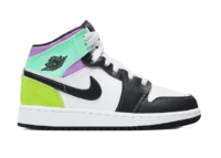 Nike Air Jordan 1 Mid Pastel Black Toe (GS)