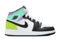 Nike Air Jordan 1 Mid Pastel Black Toe (GS)