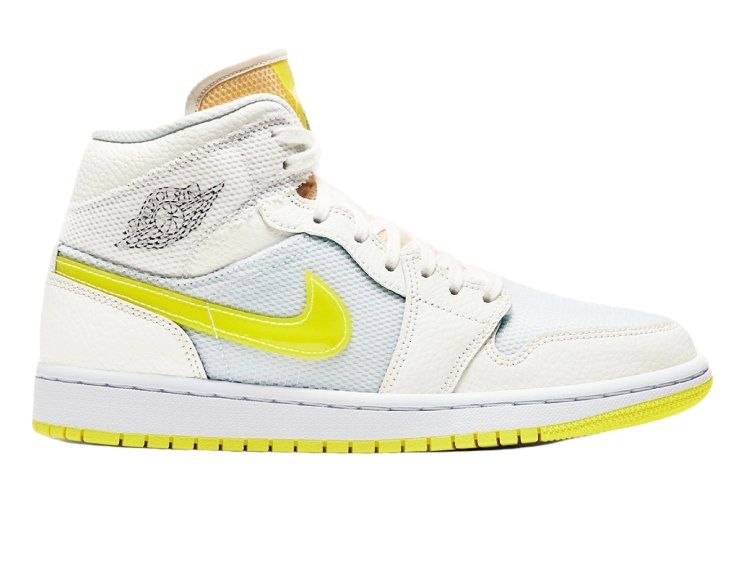 Nike Air Jordan 1 Mid SE Voltage Yellow (W)