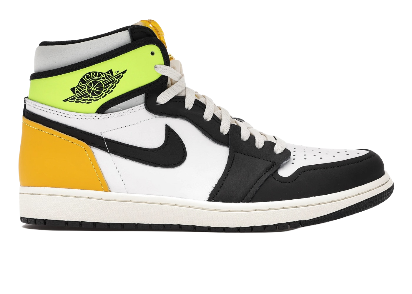 Nike Air Jordan 1 Retro High White Black Volt University Gold