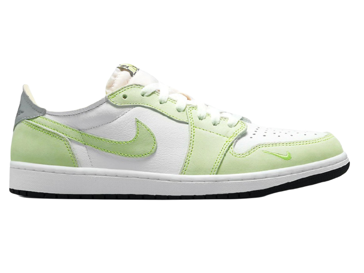 Nike Air Jordan 1 Retro Low White Ghost Green Black