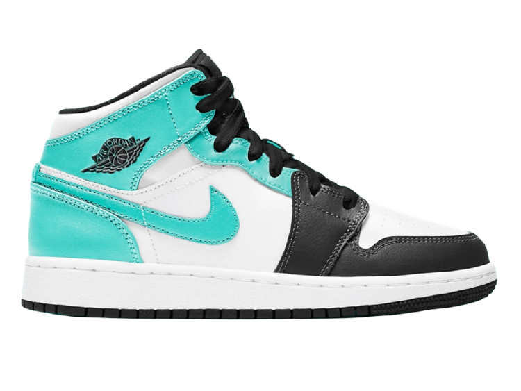 Nike Air Jordan 1 Mid Island Green (Igloo) (GS)