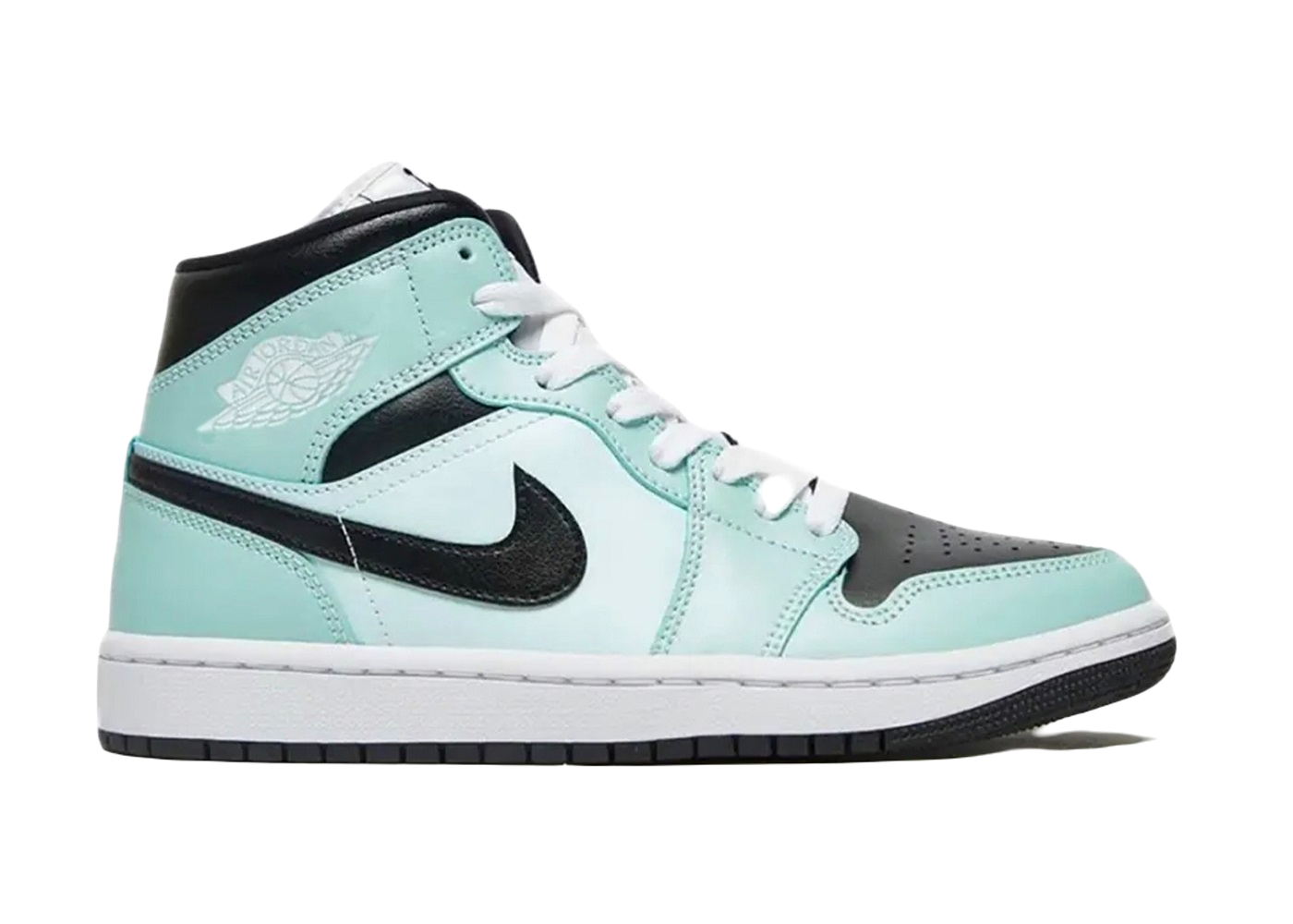 Nike Air Jordan 1 Mid Aqua Blue Tint (W)