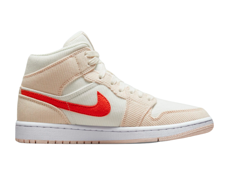 Nike Air Jordan 1 Mid SE Corduroy Sail