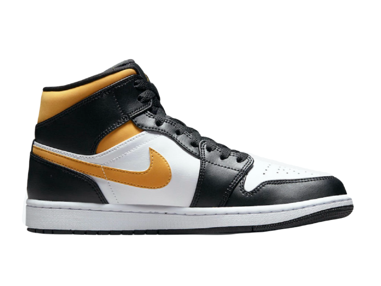 Nike Air Jordan 1 Mid White Pollen Black