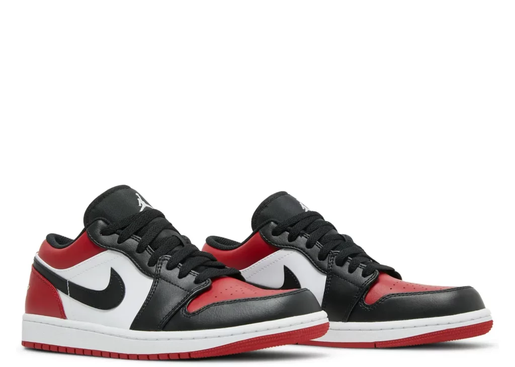 Nike Air Jordan 1 Low Bred Toe - 553558-612 | Sneaker Baker