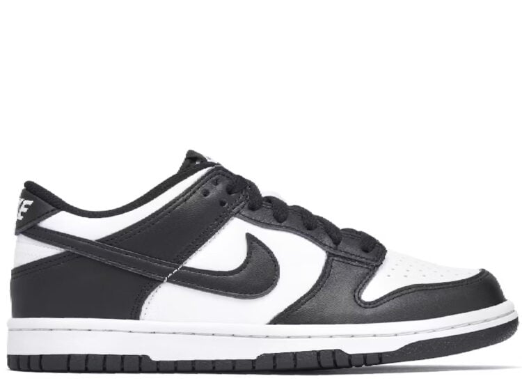 nike dunk low retro white black (gs)