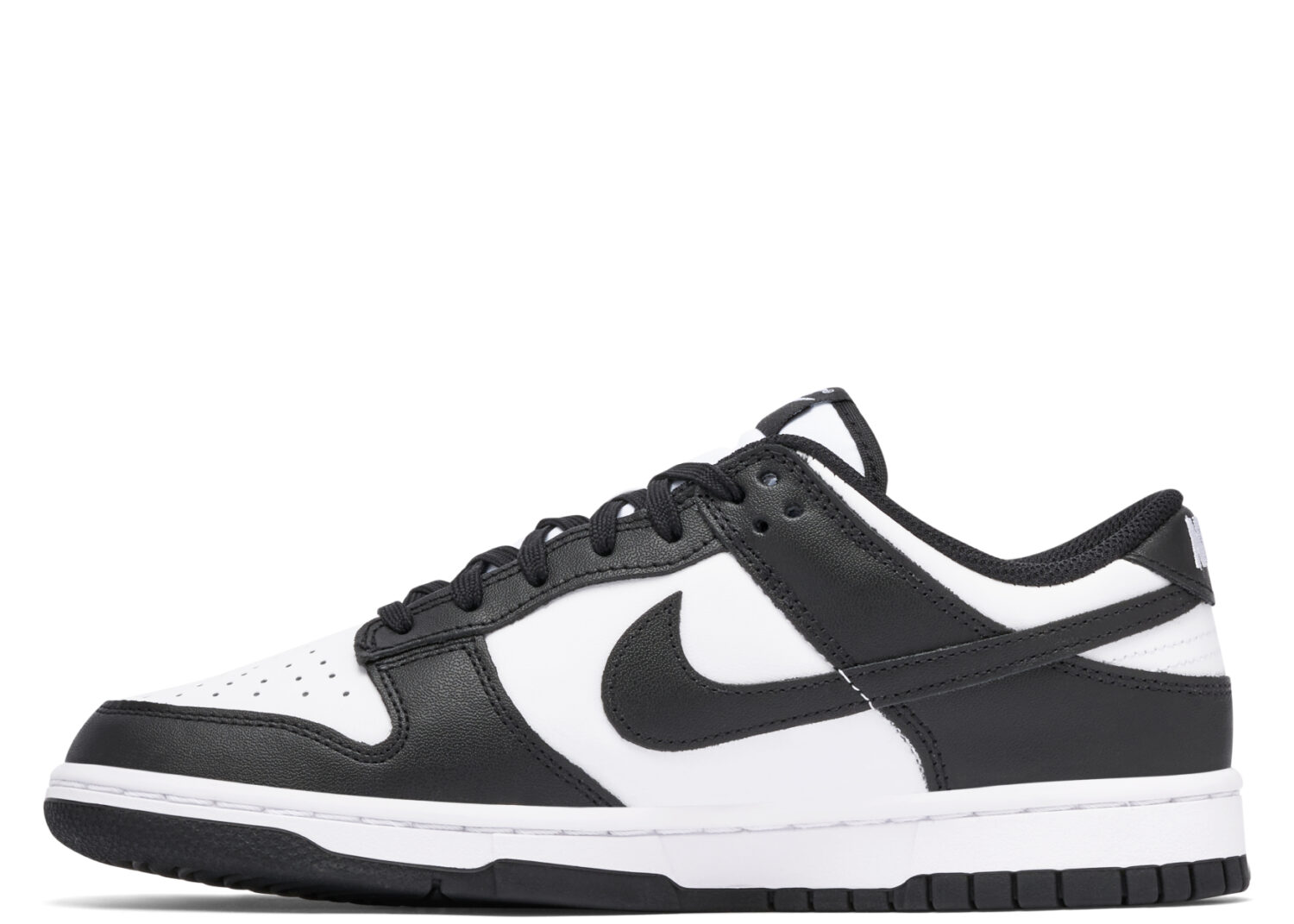 nike dunk low white black (2021) (w)