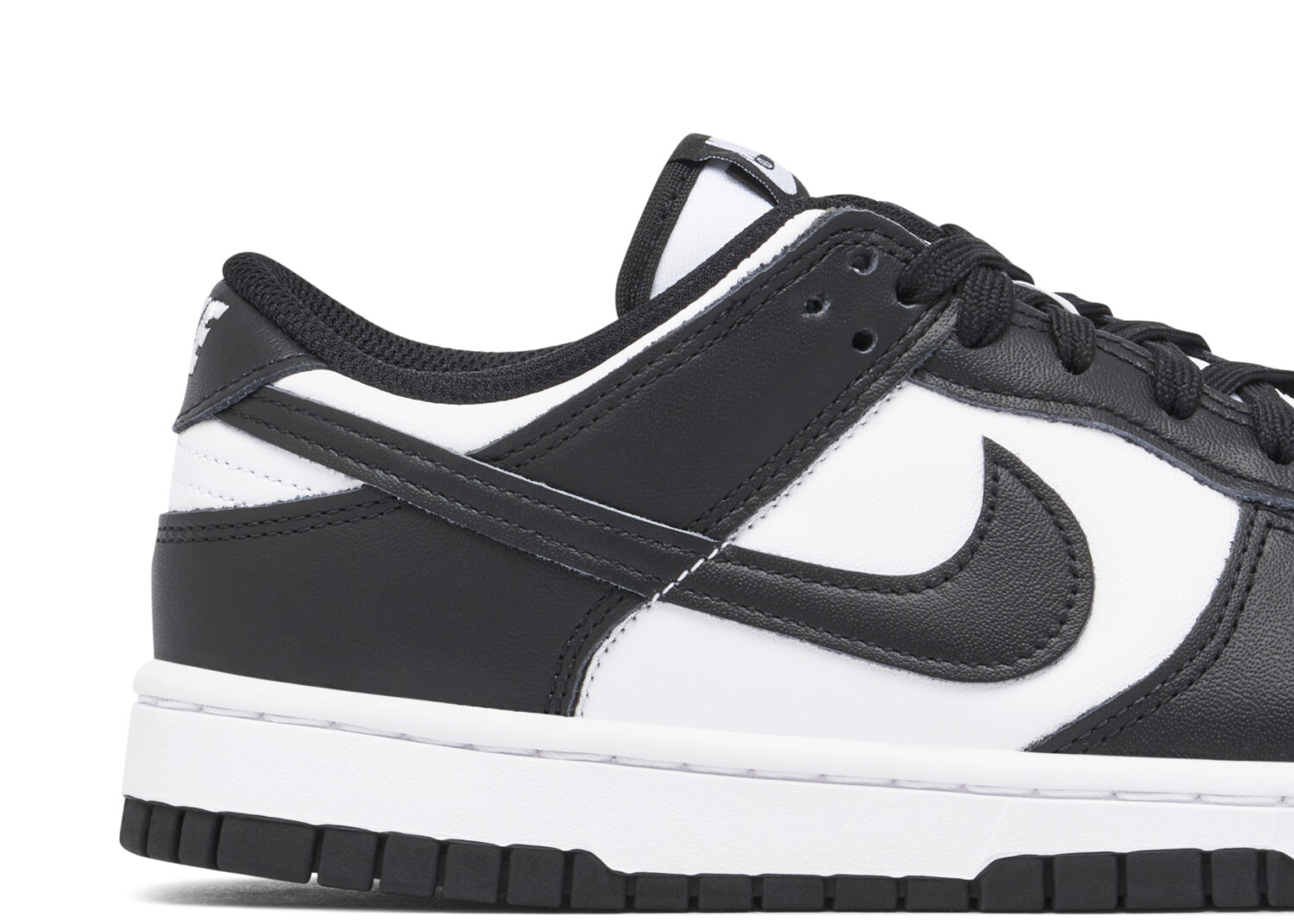 nike dunk low white black (2021) (w)