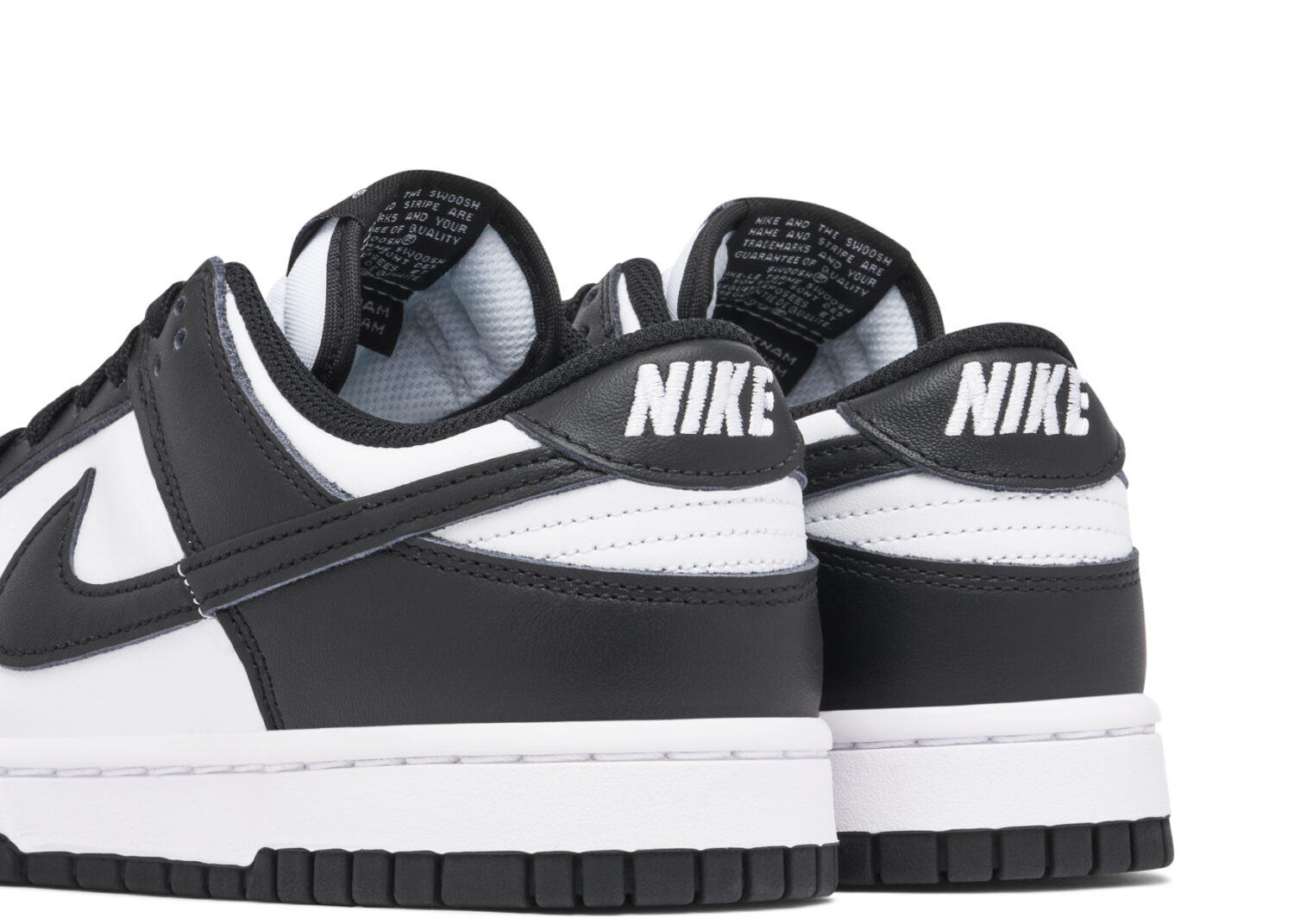 nike dunk low white black (2021) (w)