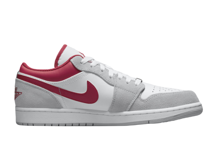 Nike Air Jordan 1 Low SE Light Smoke Grey Gym Red