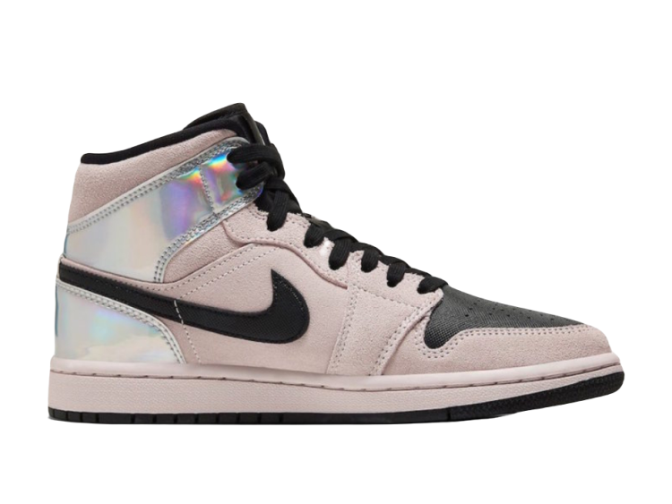 Air Jordan 1 Mid Dirty Powder Iridescent