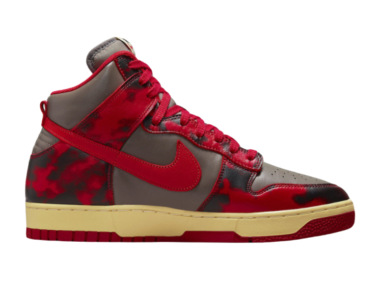 Nike Dunk High 1985 Red Acid Wash