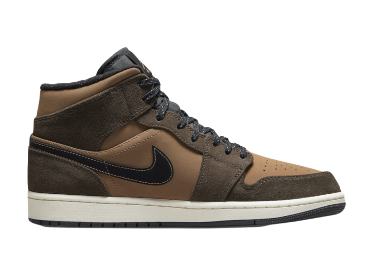 nike air jordan 1 mid se dark chocolate