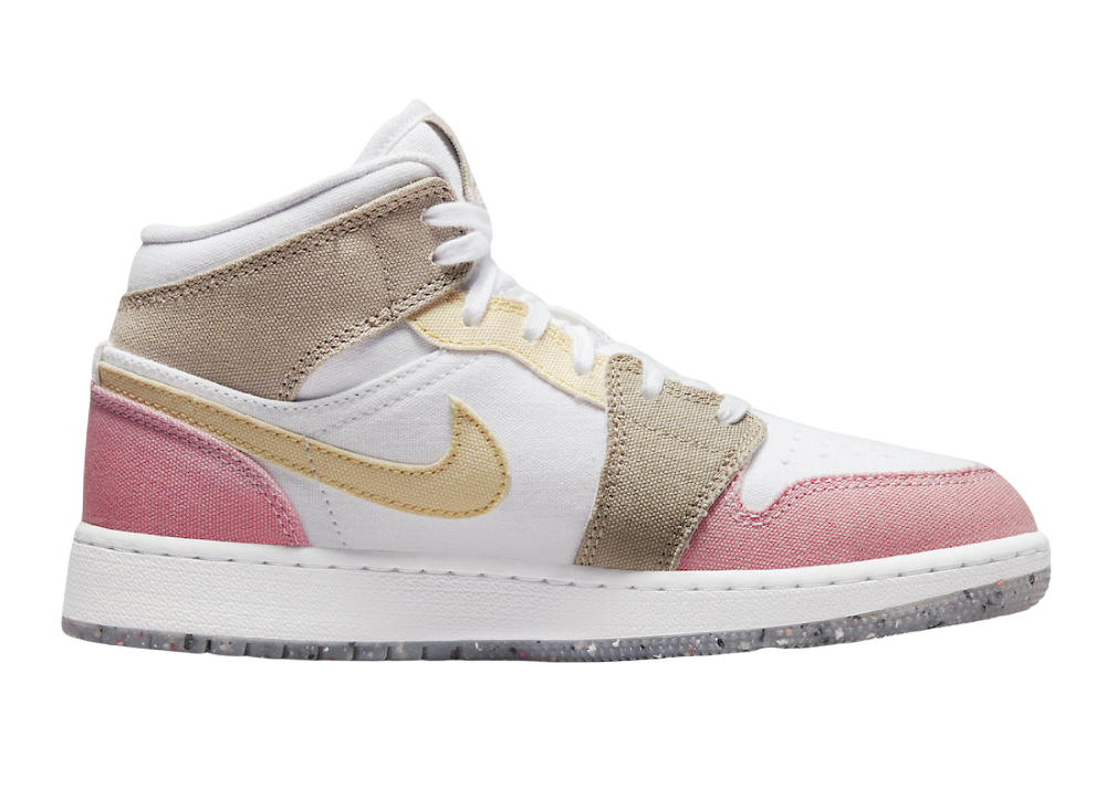 Nike Air Jordan 1 Mid Pastel Grind (GS)