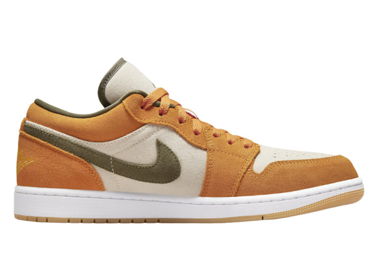 nike air jordan 1 low orange olive