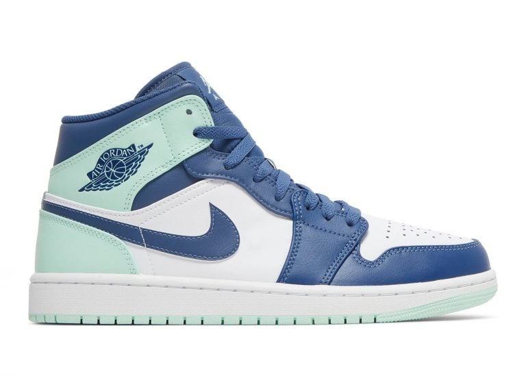 nike air jordan 1 mid mystic navy mint foam