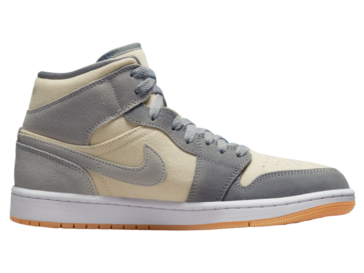 nike air jordan 1 mid se coconut milk particle grey