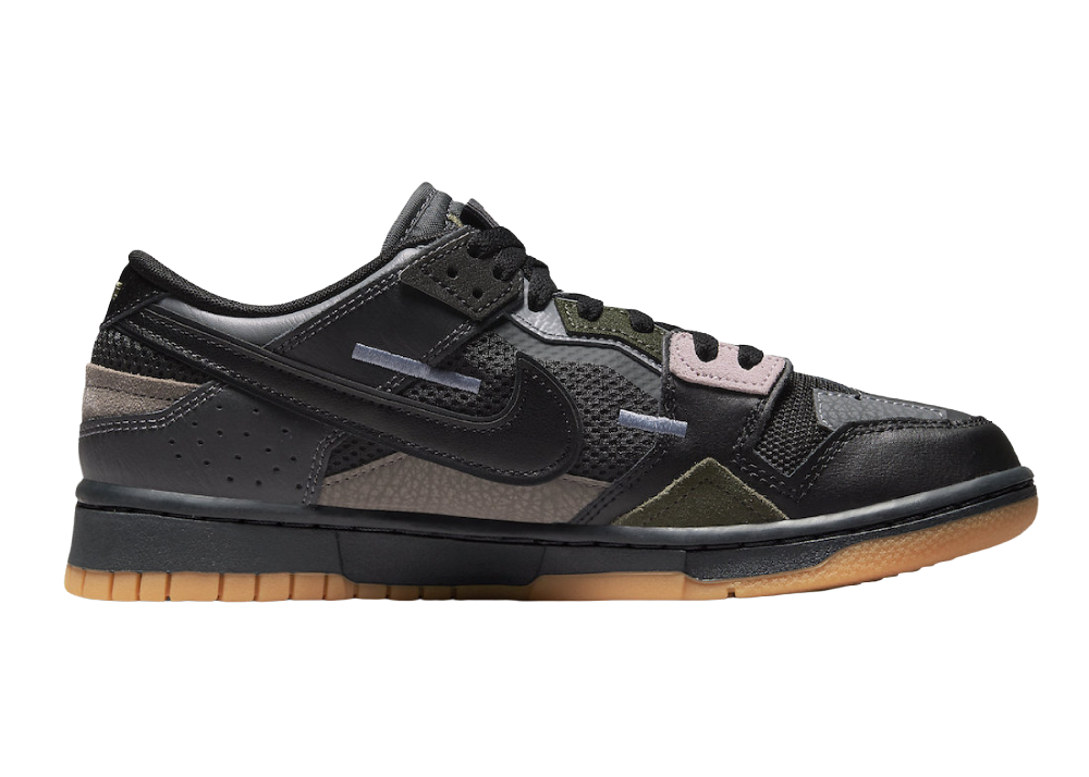 Nike Dunk Low Scrap Black Gum