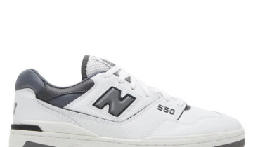 New Balance 550 White Grey Dark Grey