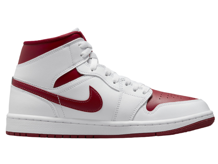 nike air jordan 1 mid reverse chicago (w)