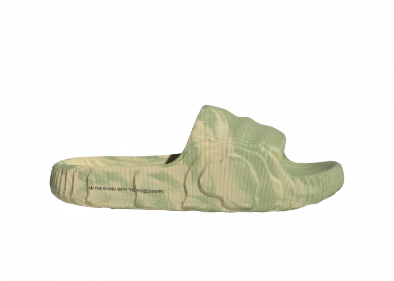 adidas adilette 22 slides magic lime st desert sand
