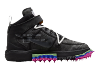 nike air force 1 mid off white black