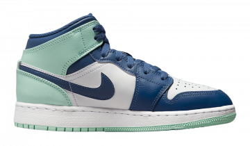 Nike Air Jordan 1 Mid Mystic Navy Mint Foam (GS)