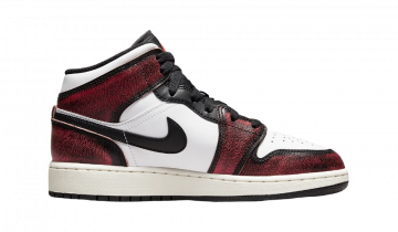 Nike Air Jordan 1 Mid SE Black Infrared 23 (GS)