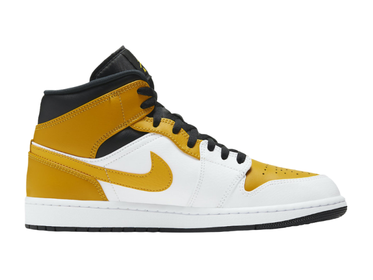 nike air jordan 1 mid university gold