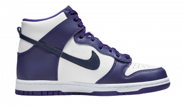 Nike Dunk High Electro Purple Midnght Navy (GS)