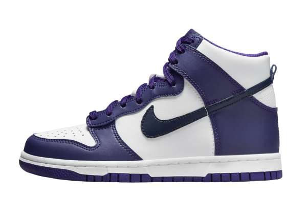 nike dunk high electro purple midnght navy (gs)2