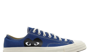 Converse Comme des Garçons PLAY x Chuck 70 Low Blue Quartz