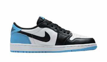 Nike Air Jordan 1 Low Black Dark Powder Blue (W)