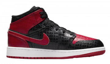Nike Air Jordan 1 Mid Bred Text (GS)