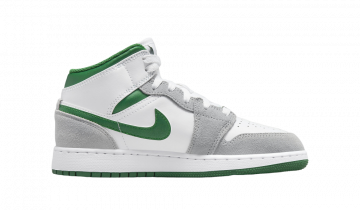 Nike Air Jordan 1 Mid SE White Pine Green (GS)