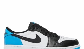 Nike Air Jordan 1 Retro Low OG Black Dark Powder Blue