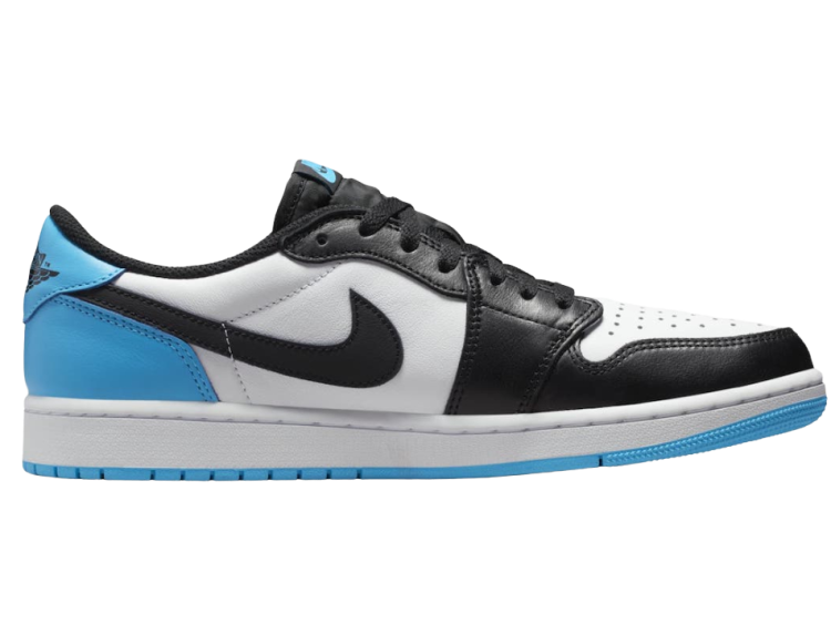 nike air jordan 1 retro low og black dark powder blue