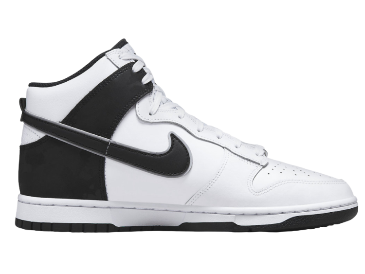 nike dunk high retro se white black camo