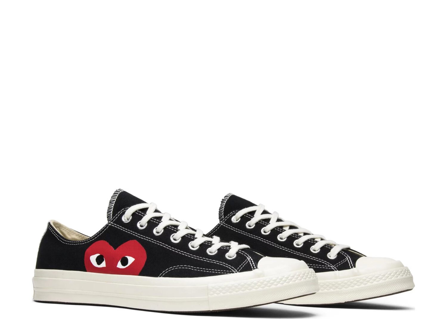 converse chuck taylor all star 70 ox comme des garcons play black