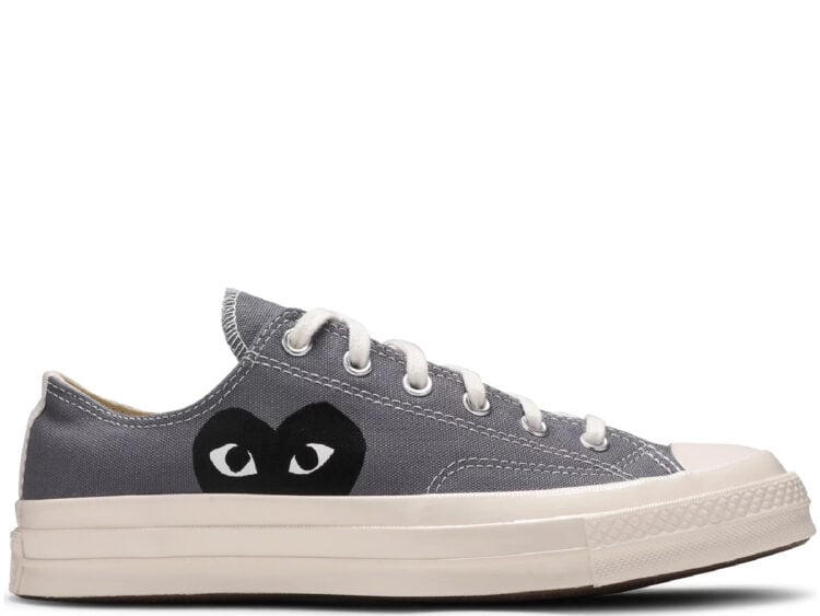 converse chuck taylor all star 70 ox comme des garcons play grey