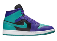 Nike Air Jordan 1 Mid Black Grape (W)